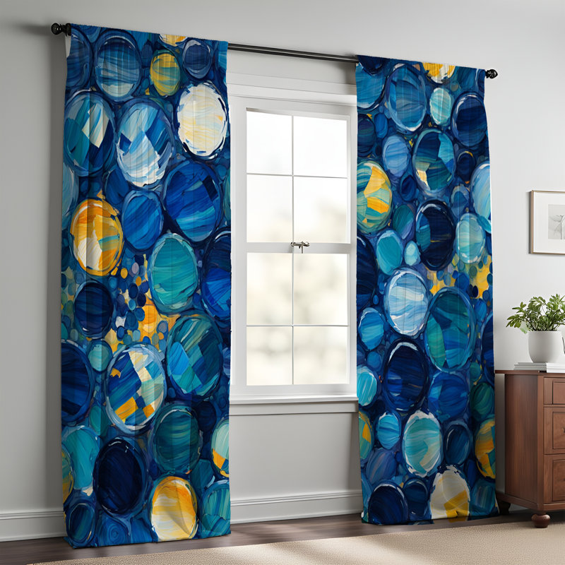 Paire de rideaux filtrant la lumière en polyester Margert, L 20 po x L 52 po