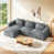 Chenille gris anthracite
