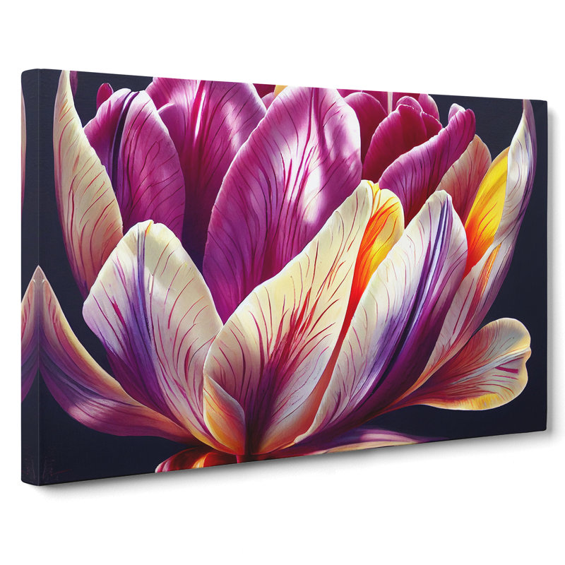 Beaming Flower - Wrapped Canvas, 40cm H x 60cm W x 3cm D