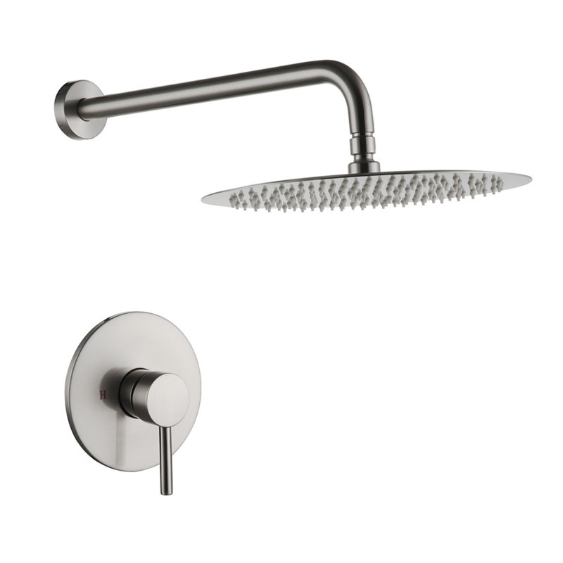 All-In-One Kit with Rough in-Valve, Brushed Nickel