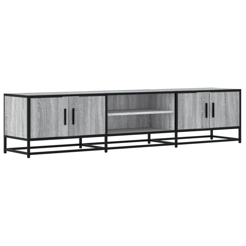 Amahni TV stand made of wood, 35 x 41cm, Grey Sonoma, 180cm