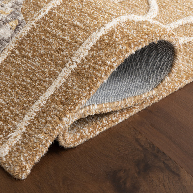 Mana Abstract Wool Area Rug, Rectangle 4' x 6'