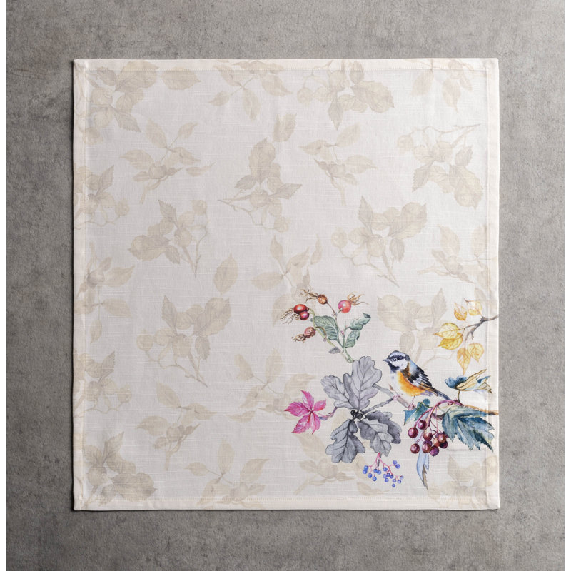 Equinoxe Cotton Square Napkin, Beige
