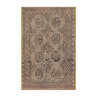 Tapis brun foncé Southwestern