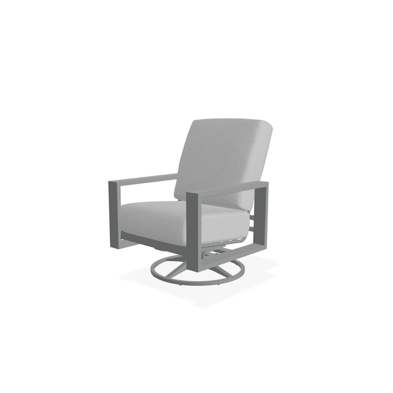 Larssen Outdoor Lounge Chair, Graphite, Dazzle