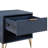 Dumbo 20" W Modern 1-Drawer Fluted Nightstand in Midnight Blue-1302357710