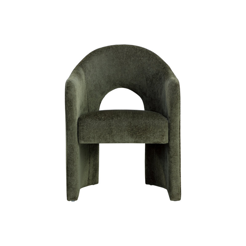 Anaya Upholstered Arm Chair, Bergen Olive