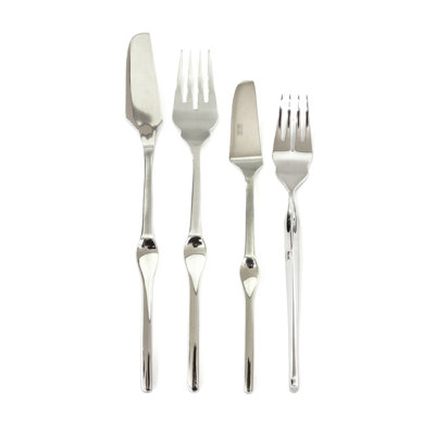 Ergonomica Fish Set with H/H Knives - 26 Pieces - Stainless Steel