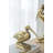 Crane Figurine, Gold Finish