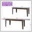 Grande table de salle à manger extensible de 71 à 106 po-362917006