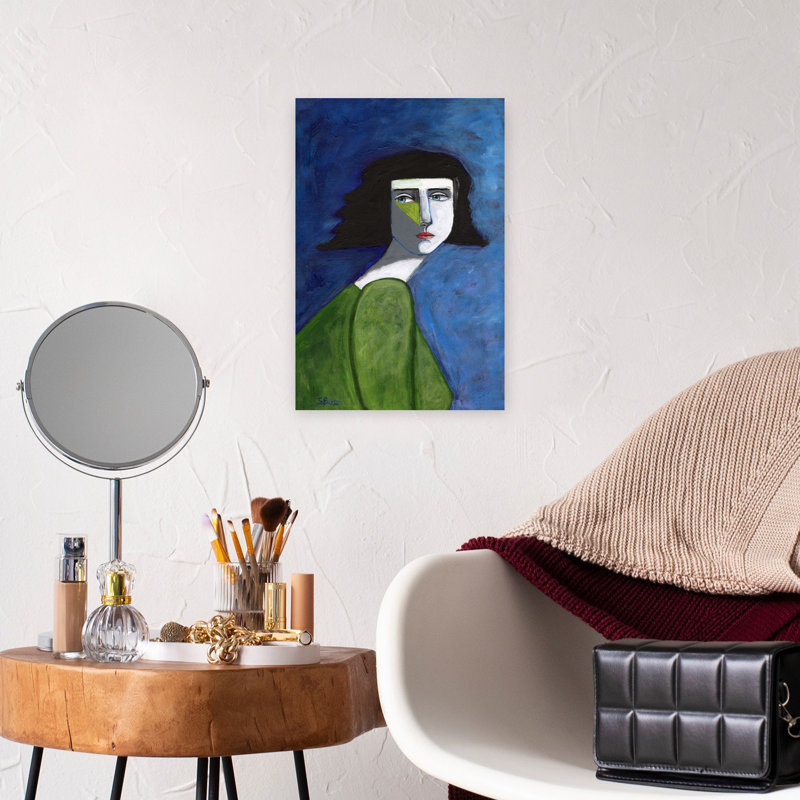 Art contemporain contemporain abstrait, H 12 po x l 8 po