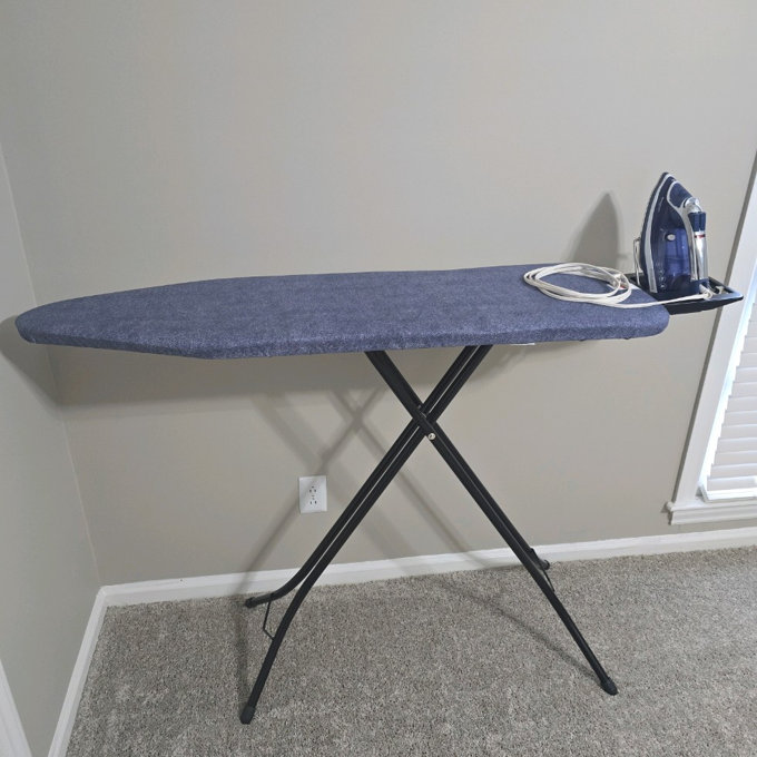 Brabantia Size B Medium Ironing Board with Steam Iron Rest - Ecru