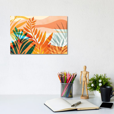 Summer Rainforest - Wrapped Canvas Graphic Art by Modern Tropical - Wrapped Canvas Print