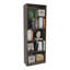 Bibliothèque Home 4 tablettes Kronos, rangement ouvert, noyer teint