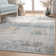 Nuzzo Mandala Vintage Painstsplash Flat-Weave Gray Area Rug