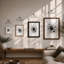 Radiant Impact Geometric - Framed Print-338906148-338906150