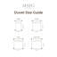 MHG Living Summer Microfibre Duvet 1.5 Tog with Breathable Hypoallergenic Hollowfibre Filling Cooling-123842405