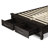 Solid Wood Panel Storage Bed-106908350