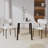 19.7"W Upholstered Dining Chairs Boucle Dining Chair With Adjustable Foot Pads-2147136506-2139460805