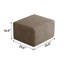 Canapé-repose-pieds, sans assemblage, chameau (tissu velours côtelé moelleux)-819987458