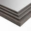 1 miroir rectangulaire en bois gris PCS