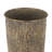 Cole And Grey Metal Tapered Textured Floor Abstract Vase With Gray Backing