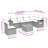  7 Piece Patio Sofa Set With Cushions Black Poly Rattan