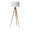 Lampe trépied 60 "avec abat-jour tambour et interrupteur au pied Cardone - Cardone-1426416385