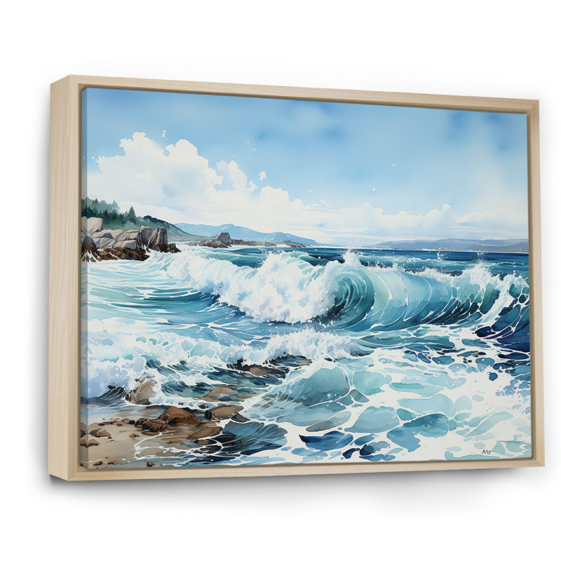 Océan Infinity Dreamscape I - Nautique et plage, reproduction d'art sur toile, H 30 po x l 40 po x P 1,5 po