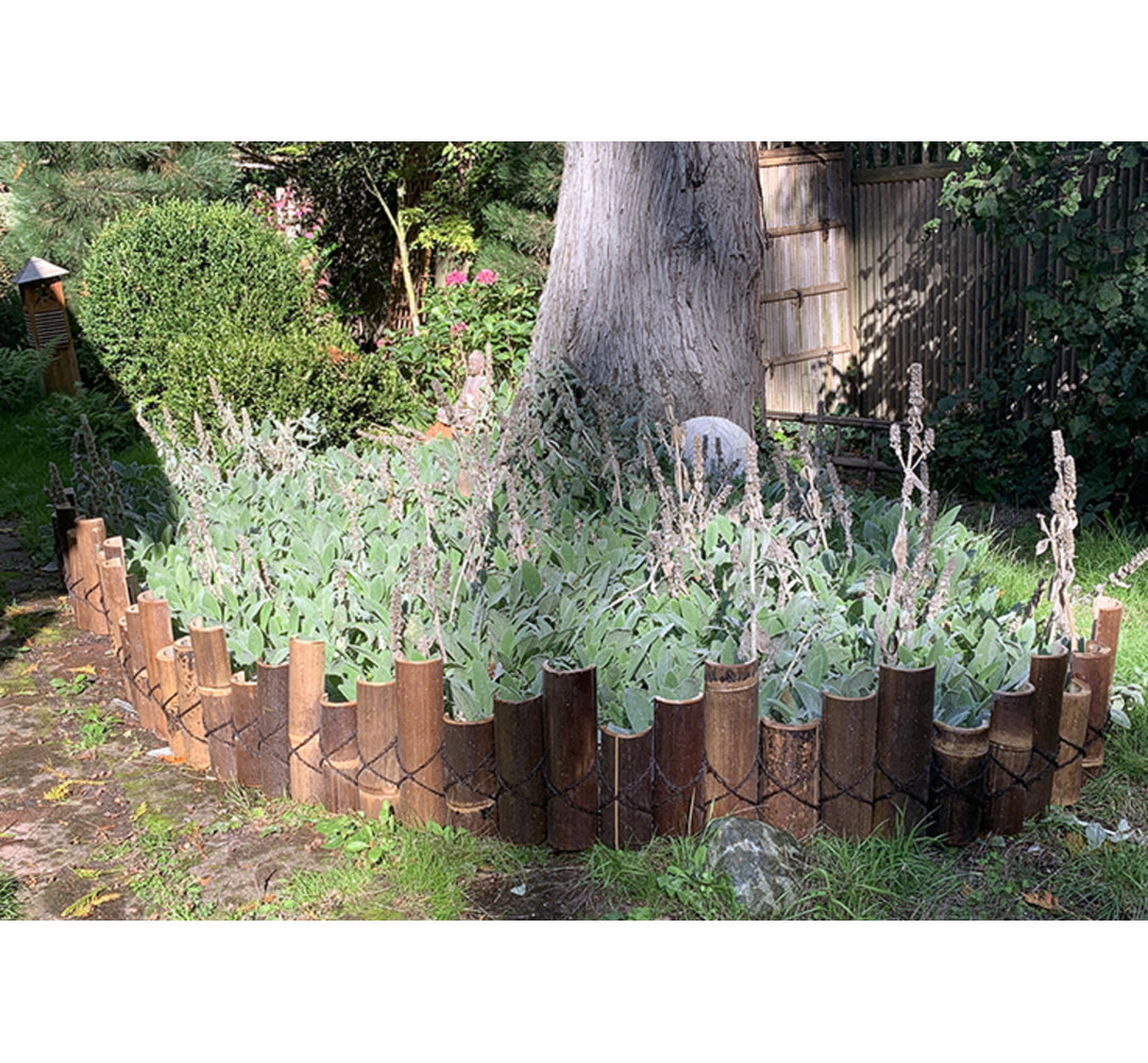 12 in. H x 6 ft. W Split Bamboo Edging MGP 