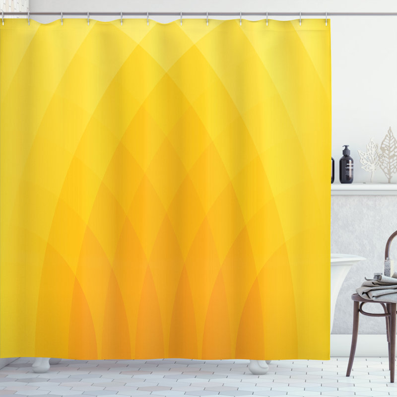 Shower Curtain with Hooks Included, 75"H x 69"W
