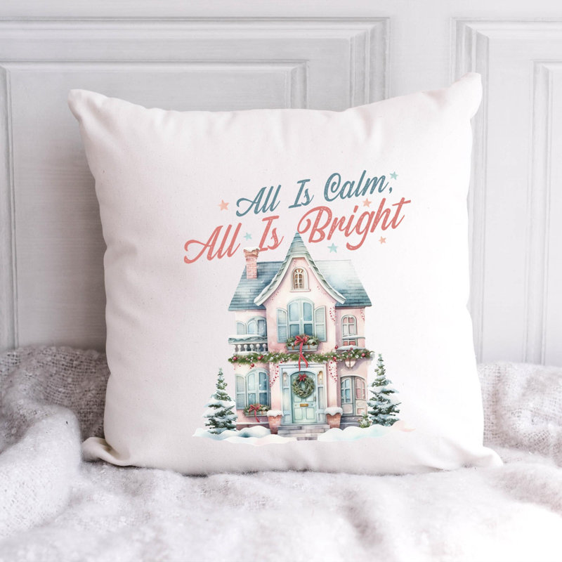 10 Sweet Christmas Reversible Throw Pillow, 18" x 18"