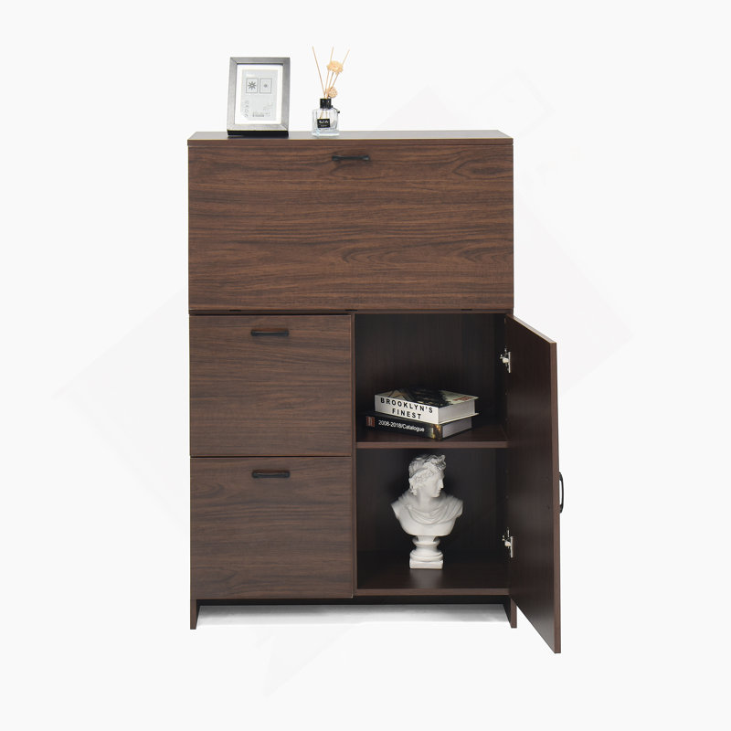 Desk Cabinet with Drawers and Shelves; Bedroom Storage; Dresser; Chest; Wardrobe