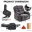 40-In Overstuffed Chenille Power Recliner with Wireless Charging,Lumber Pillow,Heat/Massage For Elderly and Pregnant Ladies-2112296488