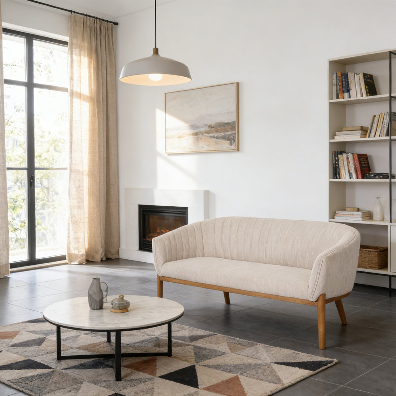 Causeuse, Beige