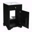 Meuble-lavabo de rangement avec lavabo en céramique-719264797