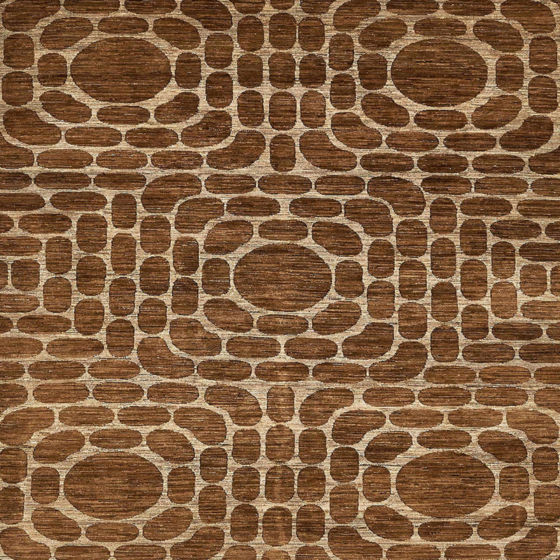 Abstract Indoor Rug, Square 5'