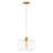 1 - Light Brown Single Pendant