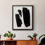 «Triple Block Print II», toile encadrée de qualité supérieure - prête à être accrochée-470311571-470311572