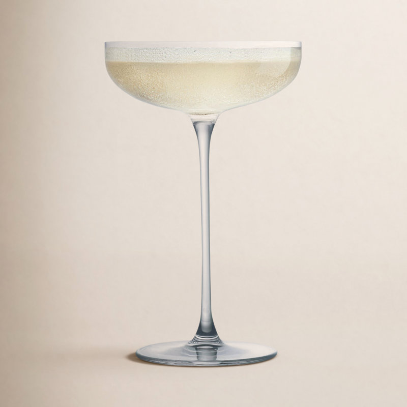 Set of 2 Savage Crystal Coupe Glasses