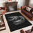 Non Woven Thin Printed Rug Featuring an Intricate Geometric Pattern in Earthy Hues Perfect for Adding a Stylish Touch to Any Living Space-1310169095