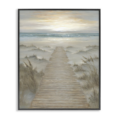 The Path Towards Sunrise Framed Giclee, design by Georgia Janisse