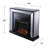 Catarcio 44'' W Antique Silver Electric Fireplace with 4700 BTU