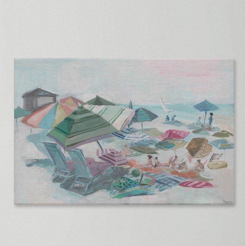 Parvez Taj - Wrapped Canvas Painting, 30cm H x 45cm W