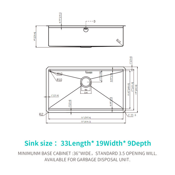 Dimensions du produit