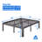 Oley 14 Inch Heavy Duty Metal Platform Bed Frame, Four Round-Corner Legs, Robust Steel, Noise Free-1806681866
