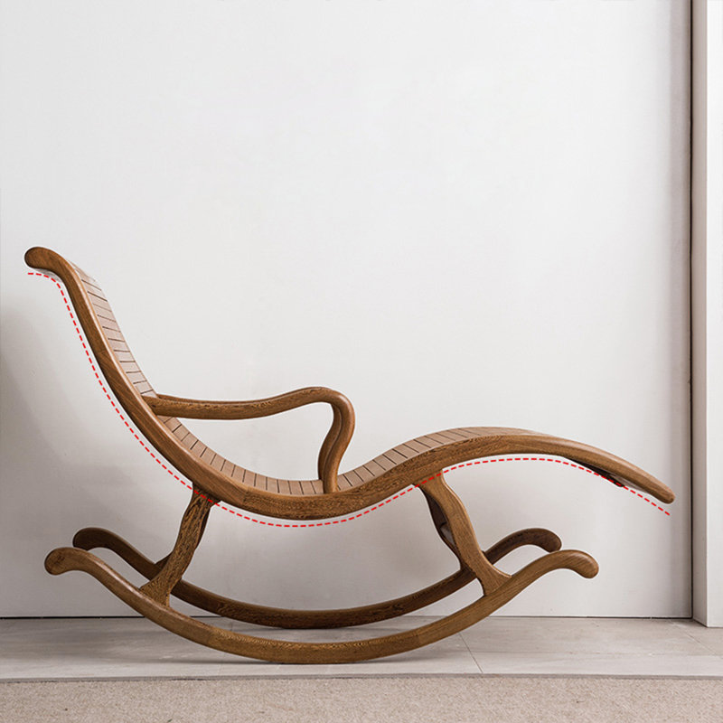 High-quality solid wood rocking chair