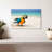 Brampt Macaw On White Sand-108814963