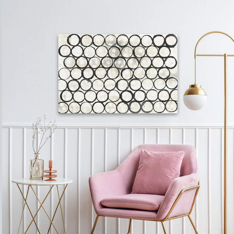 Contemporary Eclipse I Neutral, 36" H x 24" W