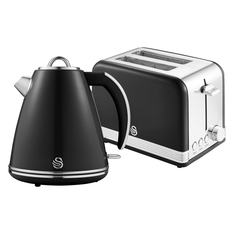Swan 1.5L Electric Tea Kettle, Black
